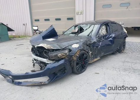 2022 BMW M5 из США, поврежденный, VIN WBS83CH09NCH79092